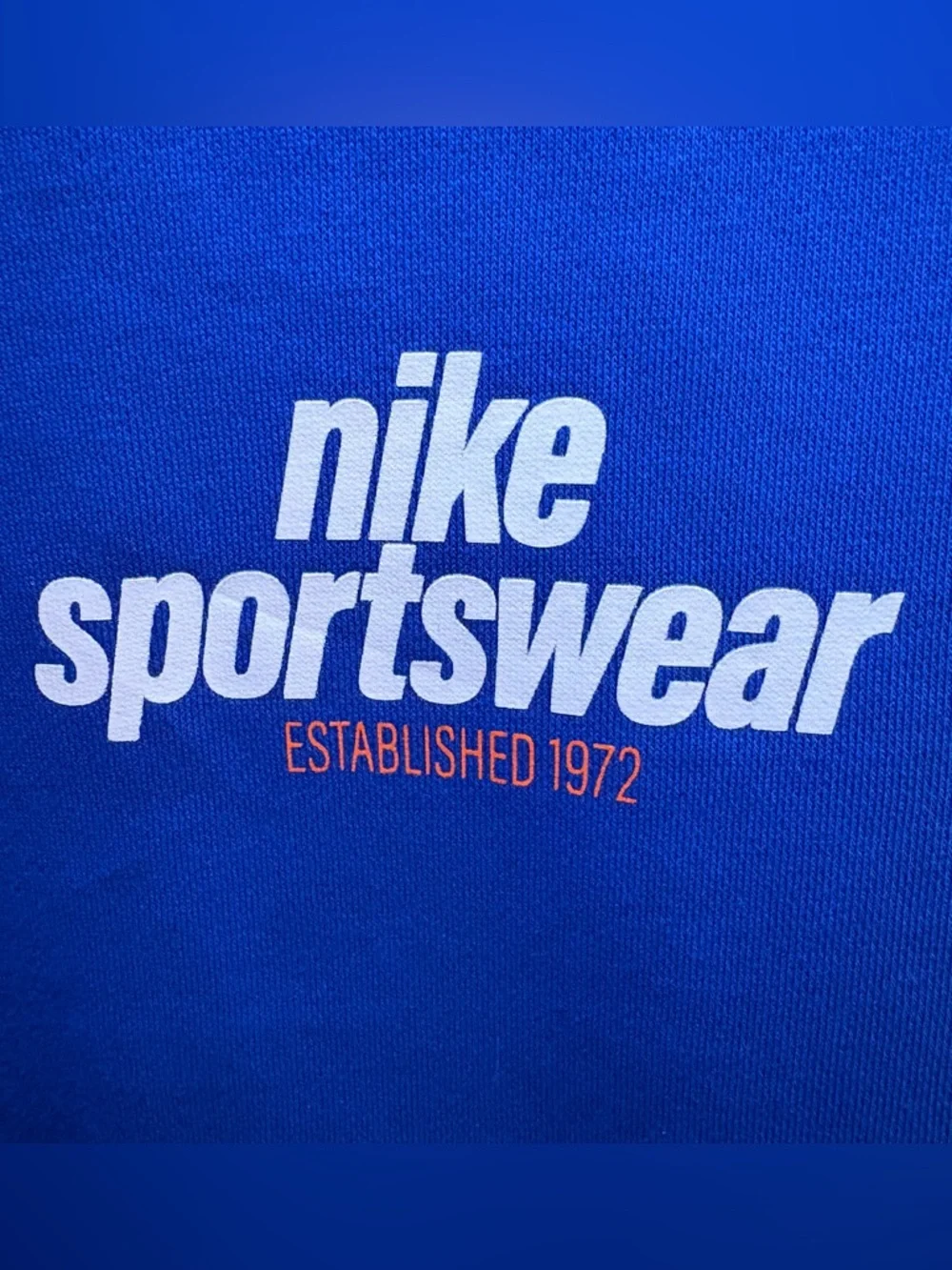 Nike | Club Fleece Crewneck Sweatshirt - Blue ; Mens M
